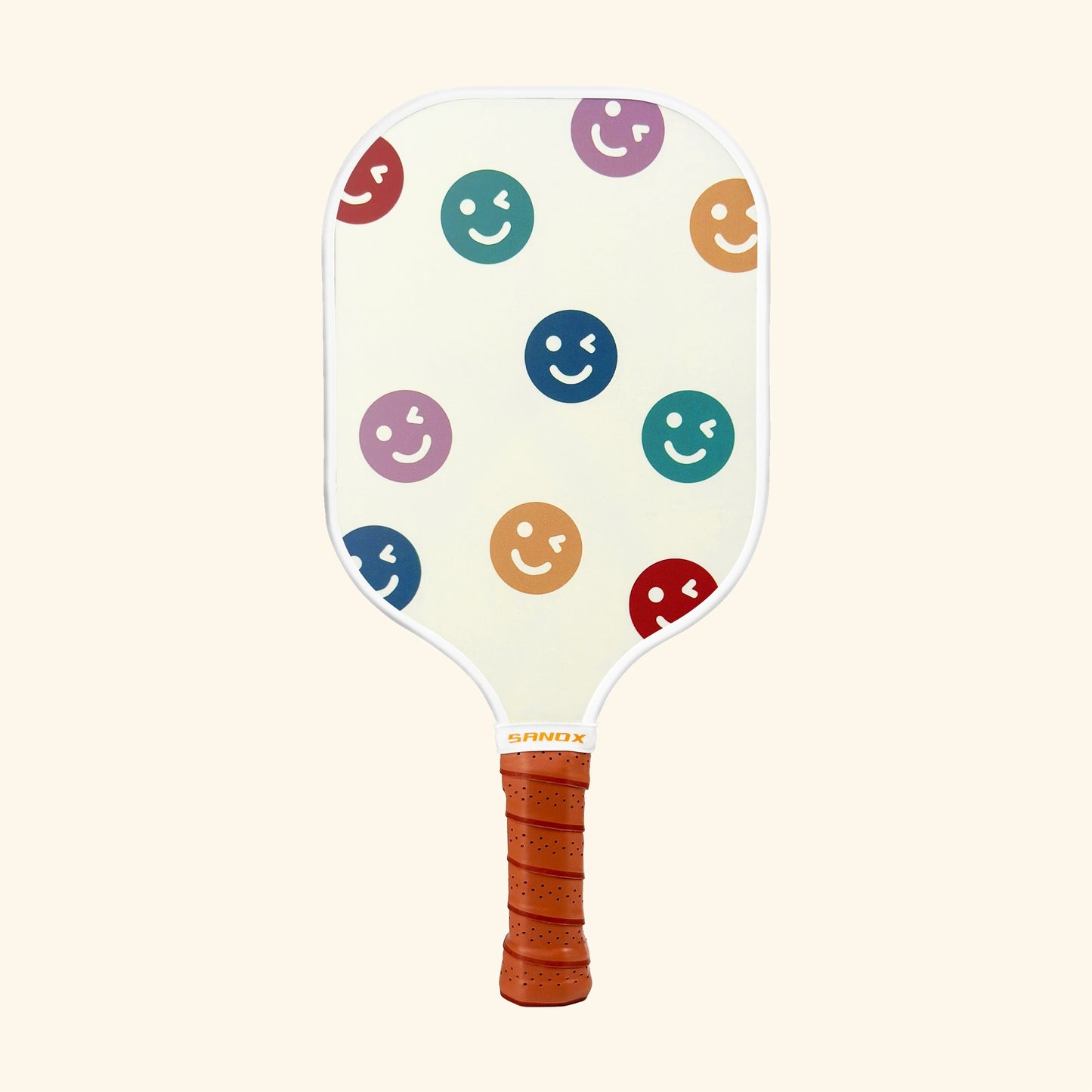 1pc Unisex Fiberglass Pickleball Paddle - Cold Pressed Construction, PP Honeycomb Core, Waterproof Edge Guard, Sweat-Proof Grip, USA Approved for Thanksgiving & Independence Day - Optimist Brand