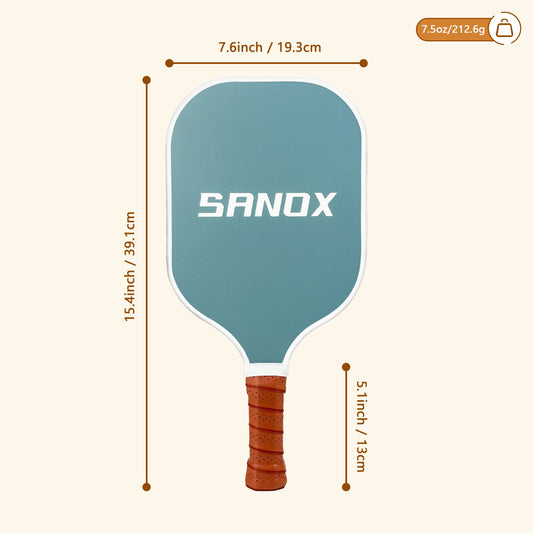 Brooklyn Fiberglass Pickleball Paddle – Beginner-Friendly, Durable & Lightweight, Honeycomb Core for Enhanced Control, Best Choice for Christmas, Perfect Thanksgiving Gift