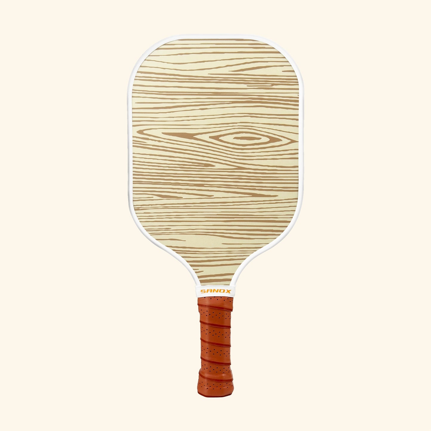 1pc Fiberglass Pickleball Paddle] SANOX Unisex Fiberglass Pickleball Paddle with PP Honeycomb Core, Cold-Pressed Design, Ideal for Casual Play – Waterproof, USA Pickleball Approved, with Grip, Perfect for Independence Day & Thanksgiving Events (1-Pack)