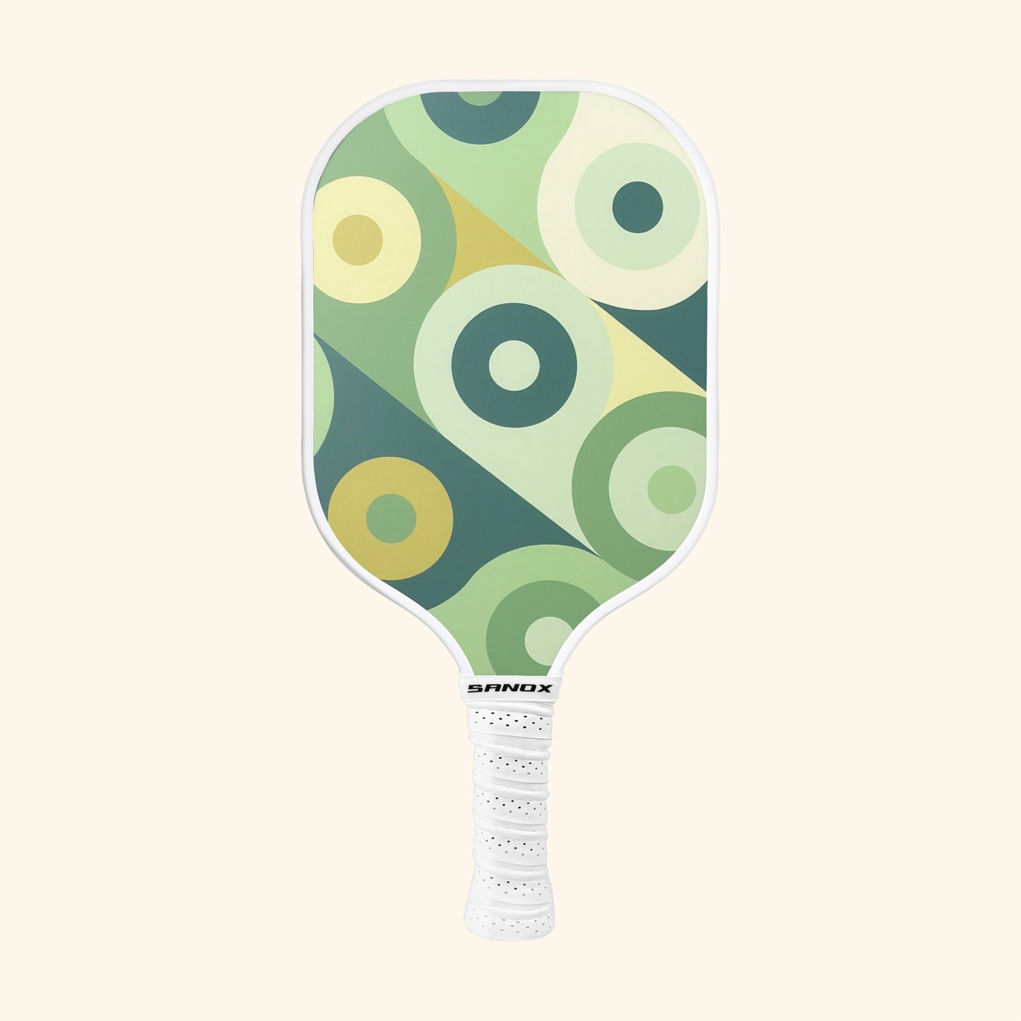 1PC Charleston Pattern Unisex Pickleball Paddle – Cold-Pressed Fiberglass Surface, PP Honeycomb Core, Waterproof Edge Guard, Sweat-Resistant Grip, USA Pickleball Approved – Perfect for Thanksgiving and Independence Day Celebrations